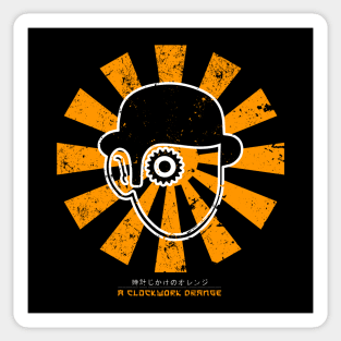 A Clockwork Orange Retro Japanese Sticker
